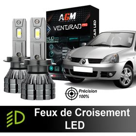 Pack feux de croisement LED Renault Clio - après 2001 - AGM Vision