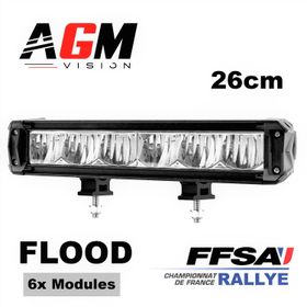 Barre LED Moto Slim Racer Croisement 26 cm - AGM Vision