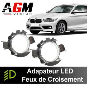 2x Adaptateurs LED Feux de Croisement BMW Série 1 F20/21 - AGM Vision