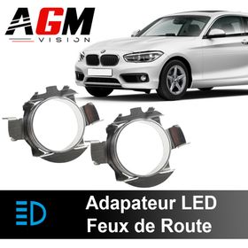2x Adaptateurs LED Feux de route BMW Série 1 F20/21 - AGM Vision