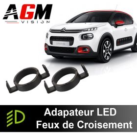 2x LED-ajapterit lähivaloihin CITROËN C3 2016-2020 - AGM Vision