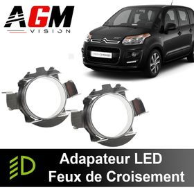 2x LED-lähivalojen adapterit CITROËN C3 Picasso 2009-2017 - AGM Vision