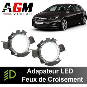 2x LED-adaptrar för halvljus Opel Astra J 2009-2015 - AGM Vision