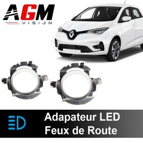 Adaptateurs LED Feux de route Renault Zoe 2012 - 2020 - AGM Vision