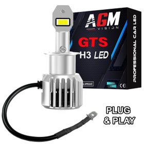 Ampoule LED H3 GTS EVO R35W - Réglables & Ventilées - AGM Vision