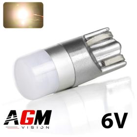 LED-pære T10-W5W ANGEL 6V (Hvid 4000K) - AGM Vision