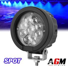 Phare LED rond bleu pour pulvérisation - AGM Vision