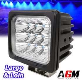 Phare LED carré bleu 60 W pour pulvérisation - AGM Vision