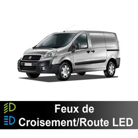 Pakke LED nær-/fjernlys Fiat Scudo 2 2007 til 2016 - AGM Vision