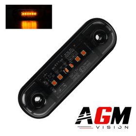 Feu de gabarit LED DARK SMOKE (orange) - 8 cm - AGM Vision