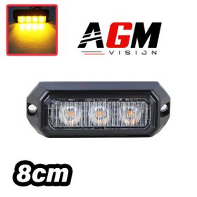 Feu de pénétration 3 LED strobe puissant 8 cm - AGM Vision