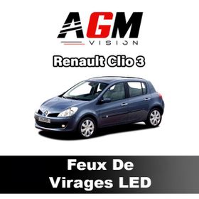 PACK LED Feux de virage Renault Clio 3 de 2005 à 2014 - AGM Vision