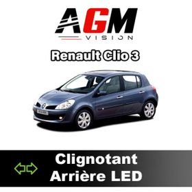 PACK LED Clignotant arrière Renault Clio 3 de 2005 à 2014 - AGM Vision