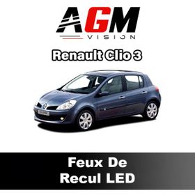 PACK LED Feux de Recul Renault Clio 3 de 2005 à 2014 - AGM Vision