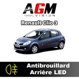 PACK LED Antibrouillard arrière Renault Clio 3 de 2005 à 2014 - AGM Vision