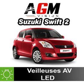 PACK LED Lumină de veghe față Suzuki Swift 2 de la 2004 la 2010 - AGM Vision