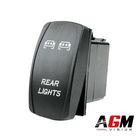 Buton comutator Marșarier Dublu Bare LED (cu iluminare) - AGM Vision