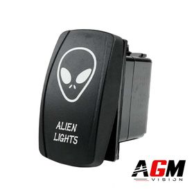 Buton comutator ALIEN LED (cu iluminare) - AGM Vision