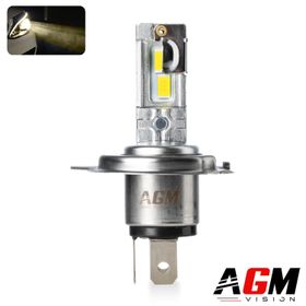 Ampoule LED H4 LP1 blanc chaud 4300K - AGM Vision