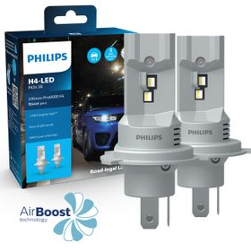 Kit ampoules LED H4 homologuées route Gen2 Philips Ultinon Pro6000 Boost HL - AGM Vision