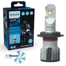 Godkjent LED-pære H7 for motorsykkel Philips Ultinon Pro6000 Boost HL - AGM Vision