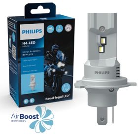 Ampoule LED H4 homologuée moto Gen2 Philips Ultinon Pro6000 Boost HL - AGM Vision