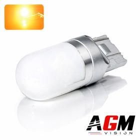LED-pære T20 W21/5W ANGEL (Oransje) - AGM Vision
