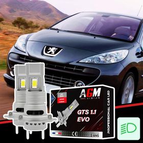Zestaw świateł mijania LED PEUGEOT 207 207+ - AGM Vision