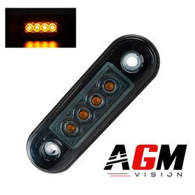 Feu de gabarit LED DARK NOVA (Orange) - 8 CM - AGM Vision