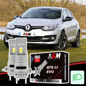 Kit feux de croisement LED Renault Megane 3 - AGM Vision