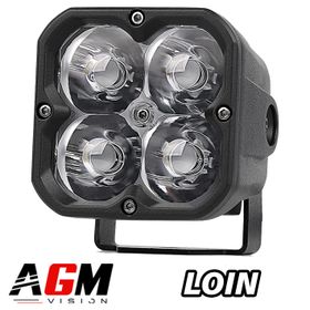 LED fjernlys Quadra Tech 20W - AGM Vision
