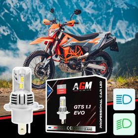 LED-lampa för halvljus / helljus KTM SMC 690 R - AGM Vision