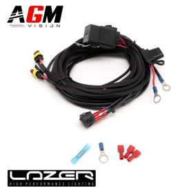 LED-valopalkkien johdotussarja 2 (2-napainen, Superseal, 35A-12V) – Lazer Lamps - AGM Vision