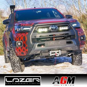 Kit LED d'intégration Grille / Calandre Toyota Hilux Invincible-X (2021+) - AGM Vision