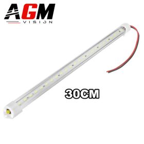Réglette LED Intérieur 30 cm – Éclairage blanc 12V pour fourgon, utilitaire et camping-car - AGM Vision