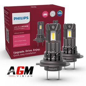 Kit ampoules H7 LED Philips Ultinon Access - AGM Vision