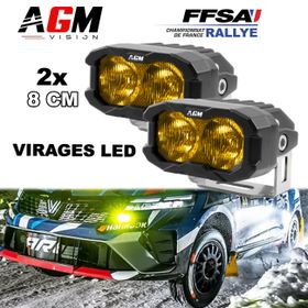 Πακέτο 2x Μίνι Μπάρες LED – Φώτα Στροφής Race Pro Flood Ειδικό Ράλλυ - AGM Vision