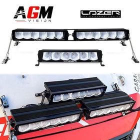 Κιτ 3 ράμπες LED Carbon-6 για καθολικό ράλι - AGM Vision
