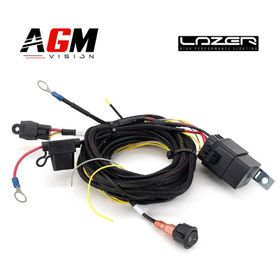 Johtosarja 1 Carbon LED-valopalkille (4-napainen, Deutsch DT, 25A - 12V) - AGM Vision