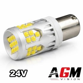 Λάμπα LED P21/5W-BAY15D - UltraBoost 24V Λευκό - AGM Vision