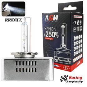Xenonpære D5S 5500K - Optimum White +250% - AGM Vision