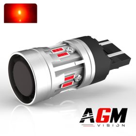 Ampoule LED T20-W21/5W VORTEK MAX (rouge) - AGM Vision