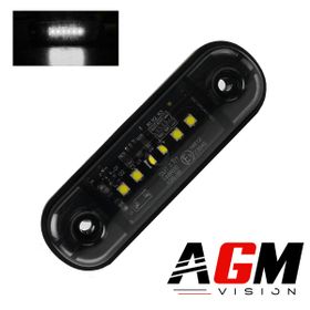 Feu de gabarit LED DARK SMOKE (blanc) - 8 cm - AGM Vision