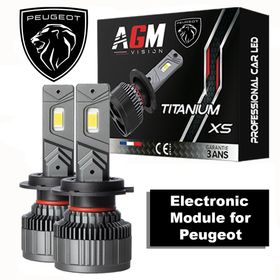 Kit ampoules H7 LED Titanium XS - V2 - Spécial Peugeot - AGM Vision
