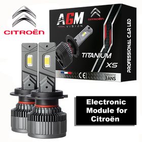 LED H7 Titanium XS lyspæresett - V2 - Spesial Citroën - AGM Vision
