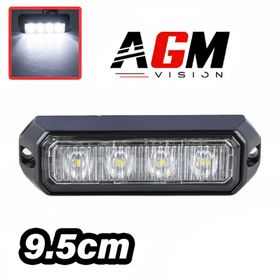 Luz de penetración 4 LED estroboscópica potente 9,5 cm - AGM Vision