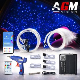 Kit Cer Înstelat Premium Multieșiri : RGB multicolor + efect stea căzătoare - AGM Vision