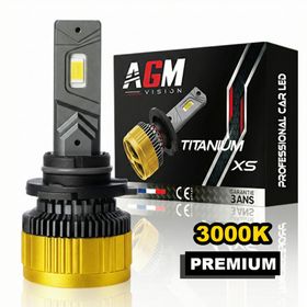 Ampoule LED HB4 - 9006 Titanium XS jaune 3000 K - AGM Vision