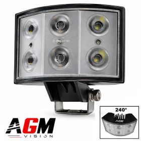Phare de travail LED 60W Premium - grand angle 240° - AGM Vision