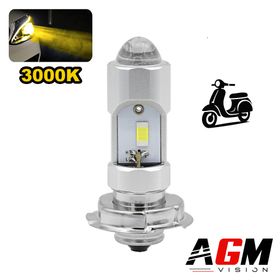 Ampoule LED P26S Dual Tech spécifique AC-DC - Jaune 3000K - AGM Vision